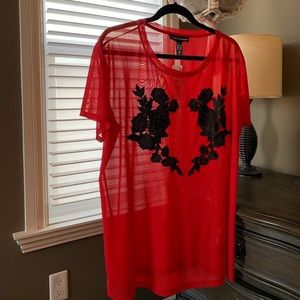 NWT Sheer T-shirt - Jordyn Woods - Size 1X
